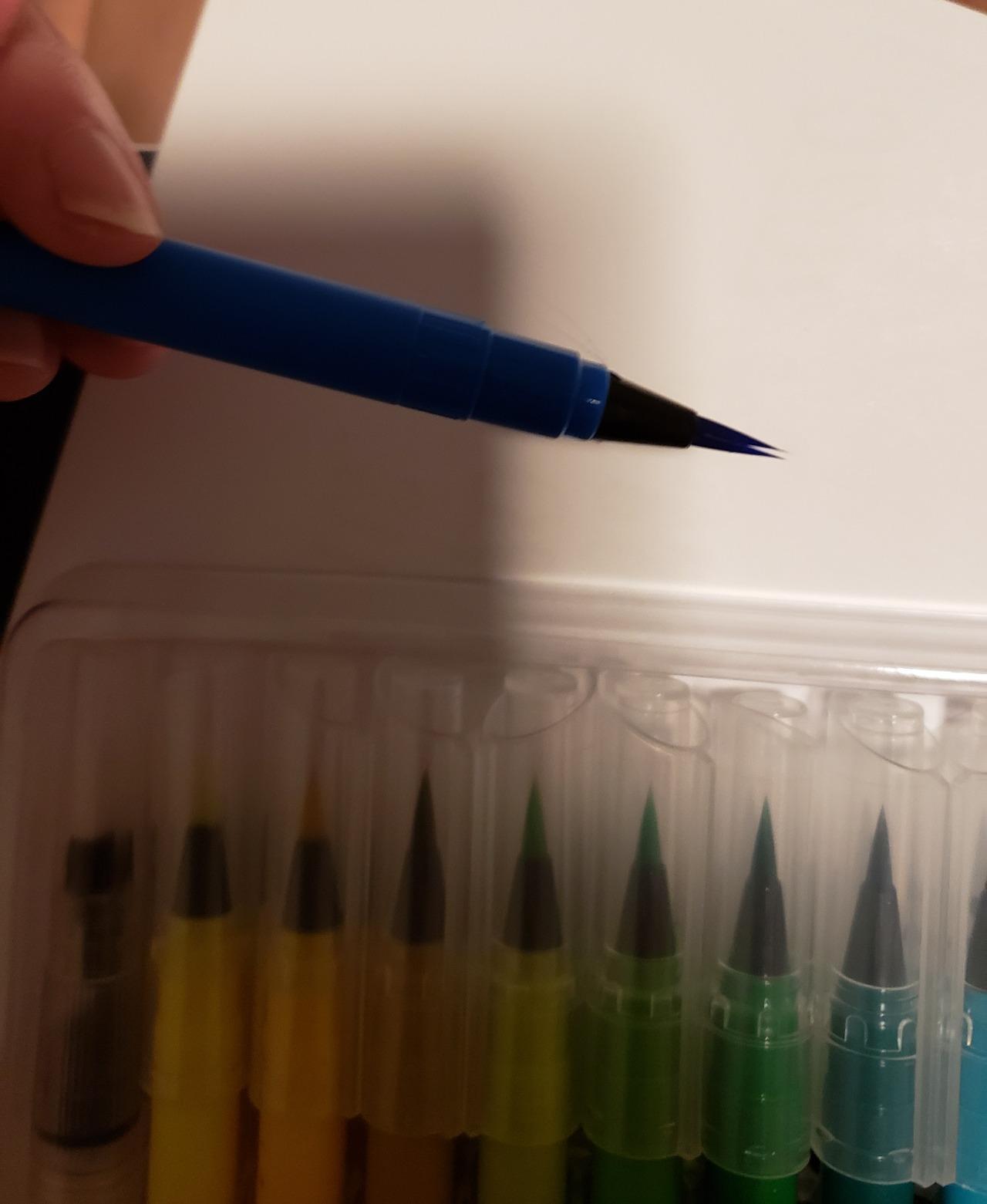 Chalkola 28 Watercolor Brush Pens - Drawing Art Supplies for Kids 9-12 customer photo 2