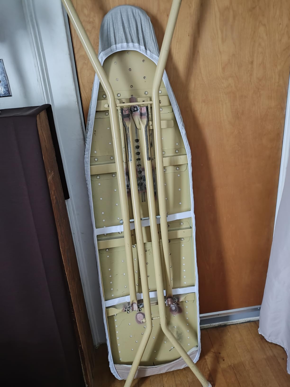 GORILLA GRIP Padded Ironing Board Cover, 15x54 Silver customer photo 2