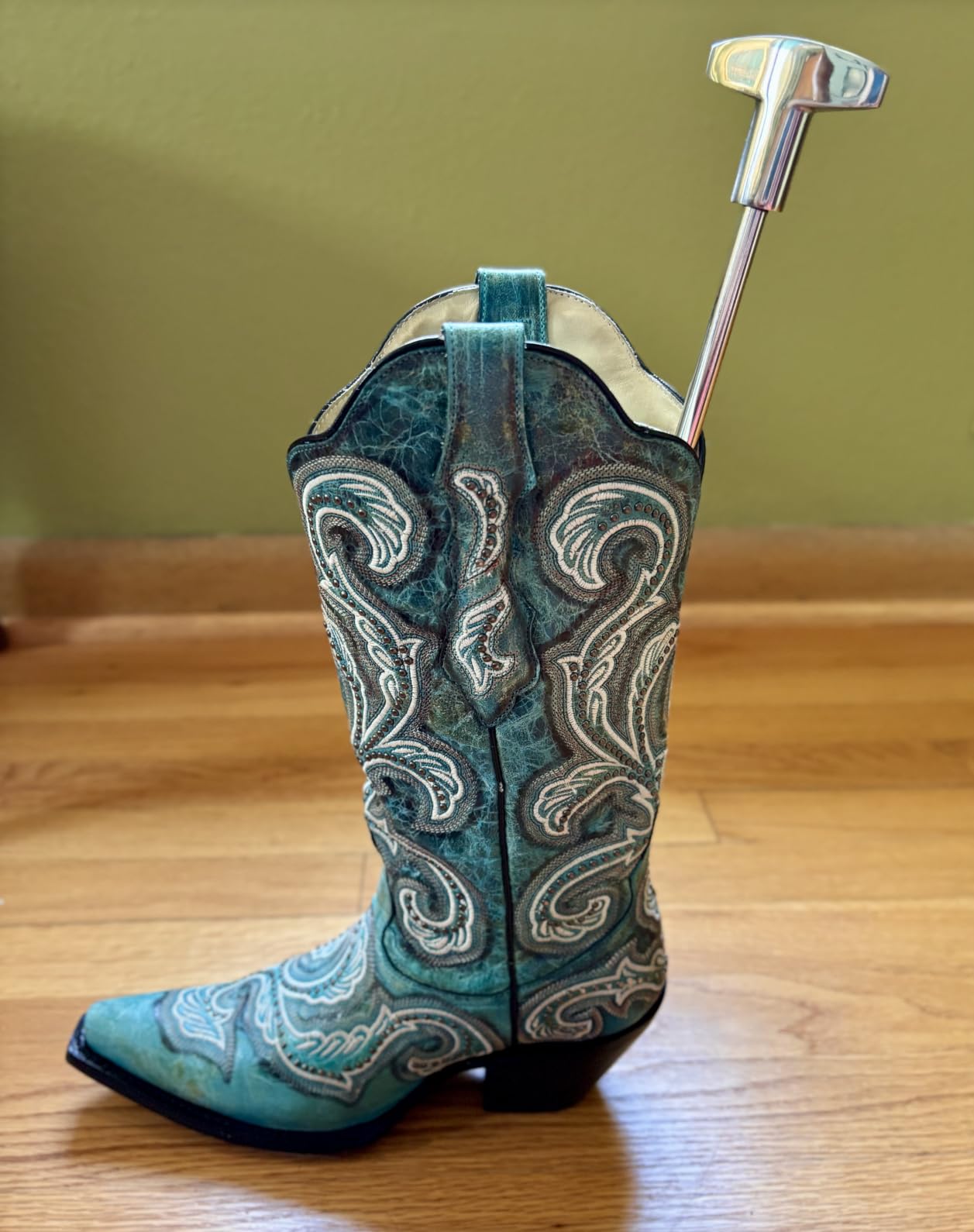 HOUNDSBAY Cowboy Boot Stretcher for Women & Men, Western Boot Stretcher customer photo 1