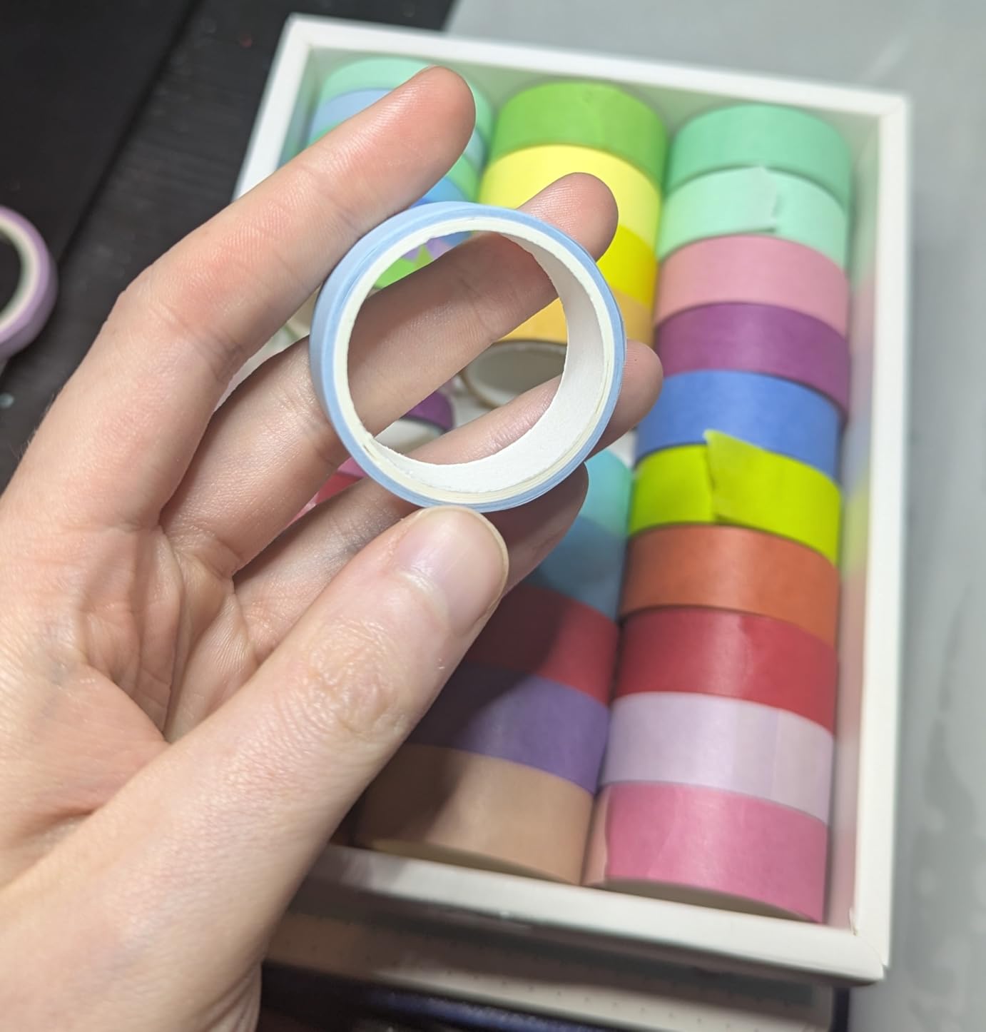 WAPETASHI Washi Masking Tape Set 60 Rolls 5mm (0.2 inch) Wide Decorative Craft Tape Collection for Scrapbook DIY Crafts Gift Wrapping Planners customer photo 1