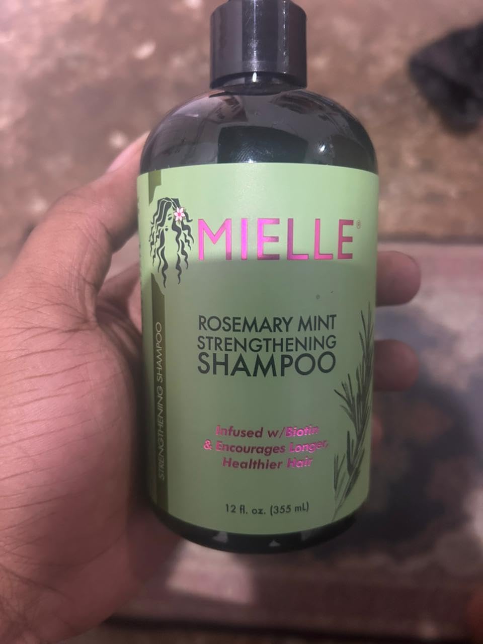 Mielle Organics Rosemary Mint Biotin Strengthening Shampoo, 12 oz customer photo 2