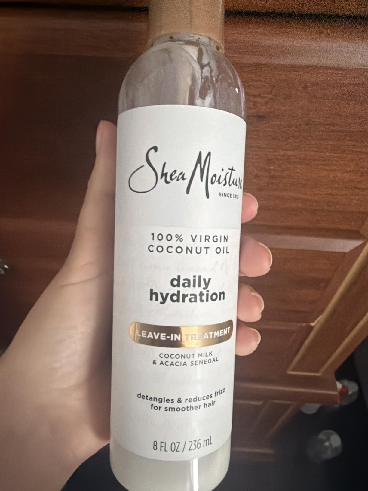 Shea Moisture 100% Virgin Coconut Oil Leave-in Treatment, 8 Ounce customer photo 1