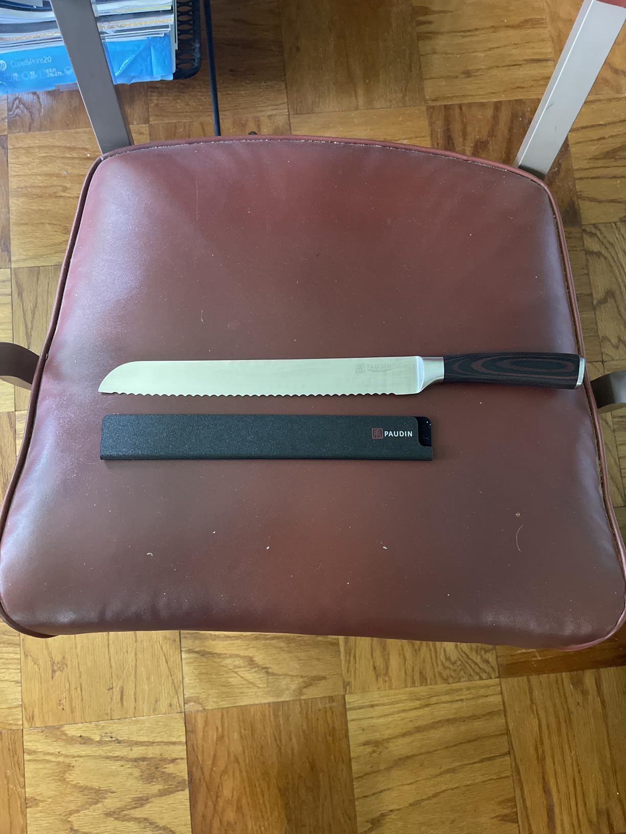PAUDIN Boning Knife 6 Inch, Super Sharp Fillet Knife, German High Carbon Stainless Steel Deboning Knives, Professional Boning Knives for Meat Poultry Chicken, Pakkawood Handle with Gift Box customer photo 2