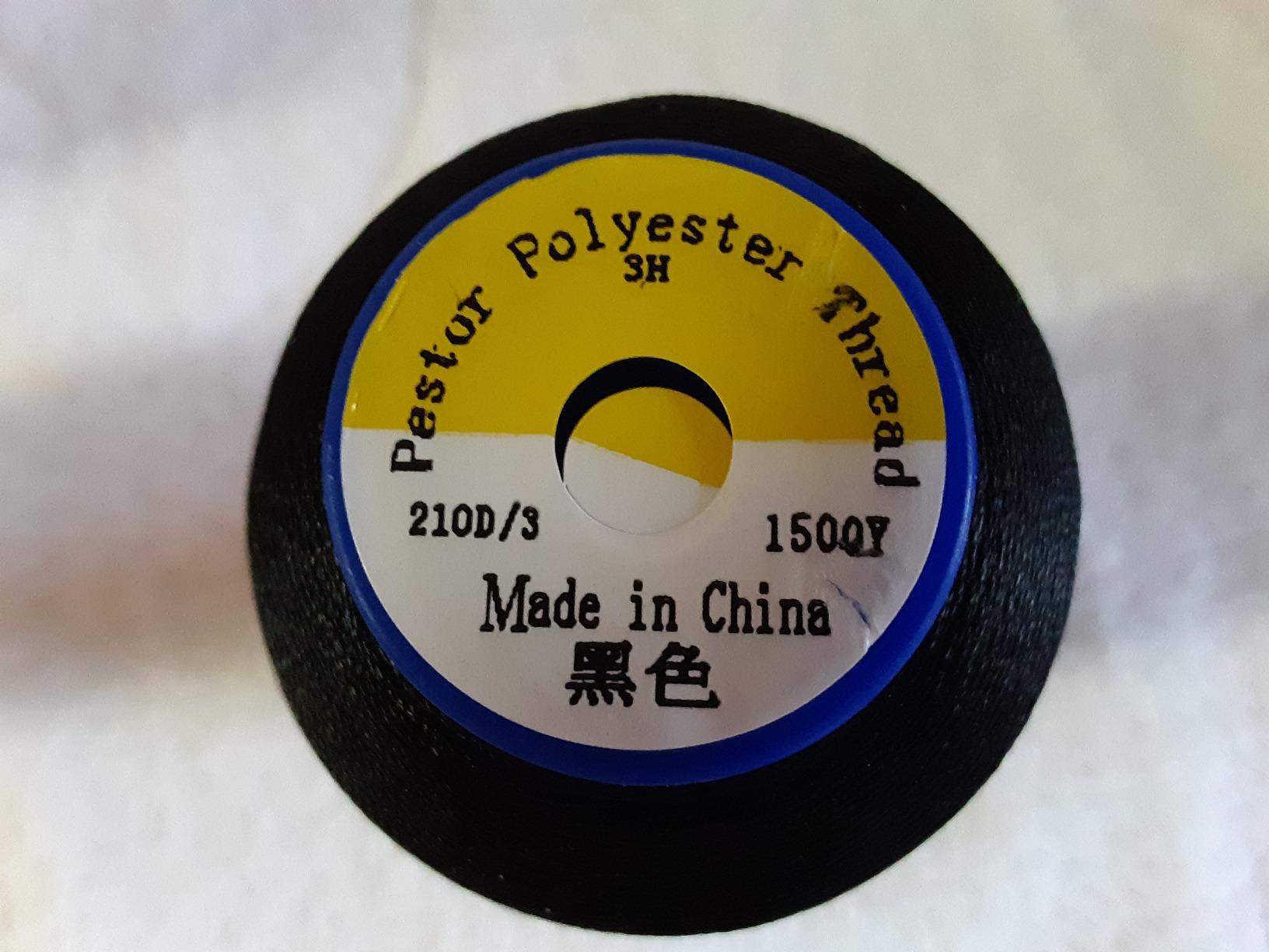 Heavy Duty Thread 1800Yards Size T70#69 210D/3 All Purpose High Strength Polyester Sewing Thread for Weaves, Upholstery, Jeans and Weaving Hair, Drapery, Beading, Purses, Leather (Navy Blue) customer photo 1