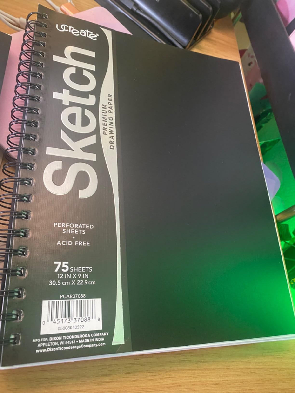 UCreate Poly Cover Sketch Book, Heavyweight, 9