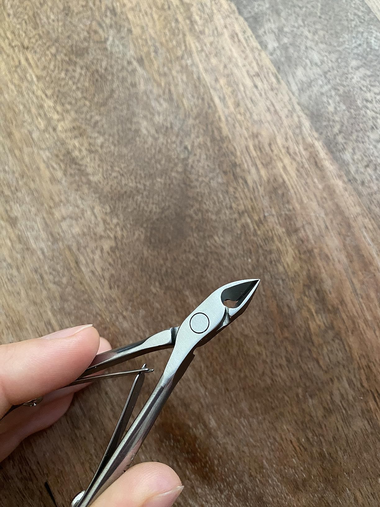 STALEKS CLASSIC 10 Cuticle Nippers, 8 mm, Inclined Edges with Heel customer photo 2