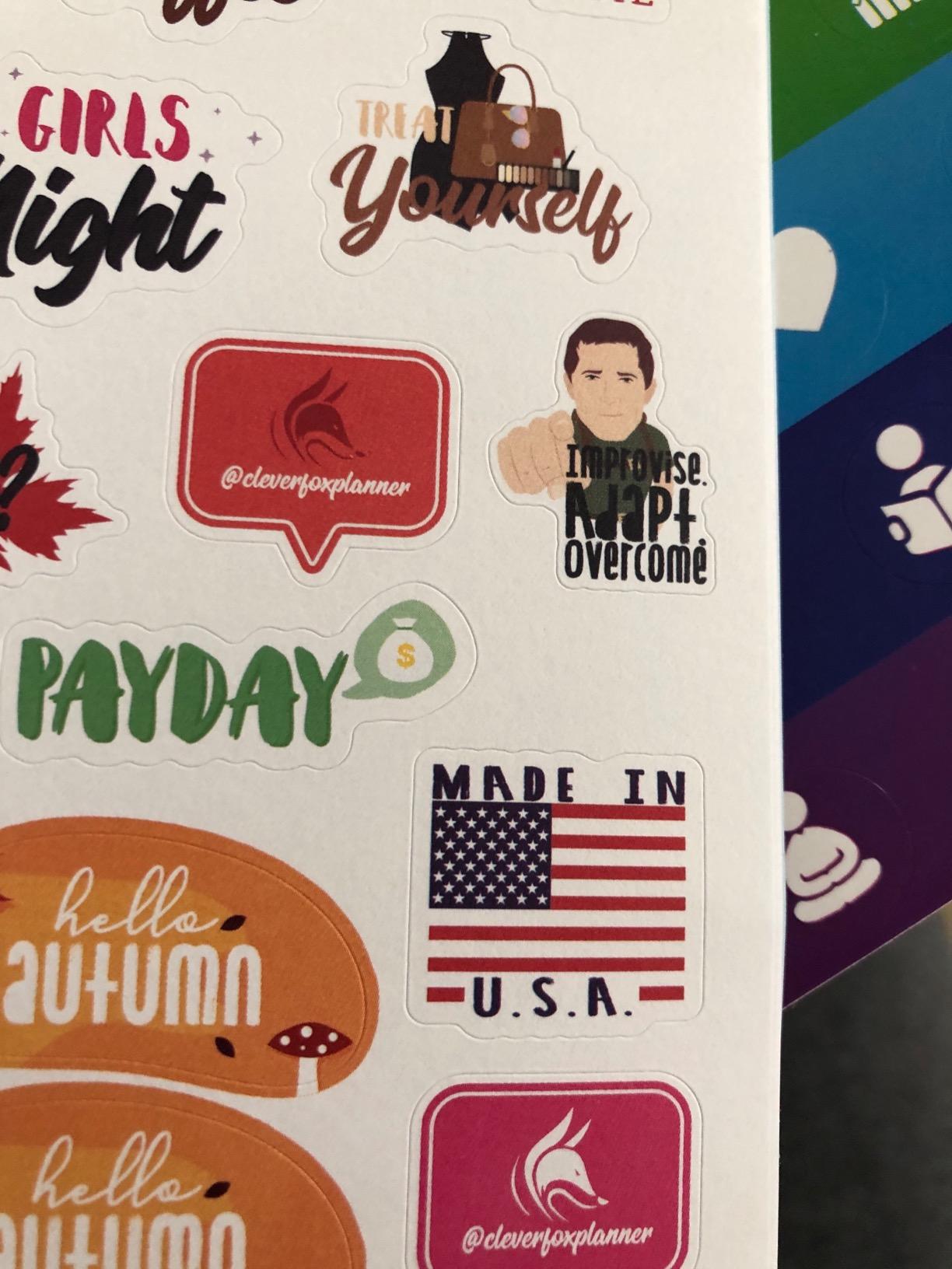 Clever Fox Planner Stickers for Adults, Women, Calendar & Journal, 1360+ customer photo 1