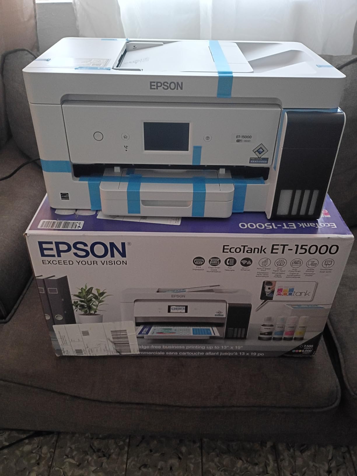 Epson EcoTank ET-15000 Wireless All-in-One Wide-Format Supertank Printer customer photo 2