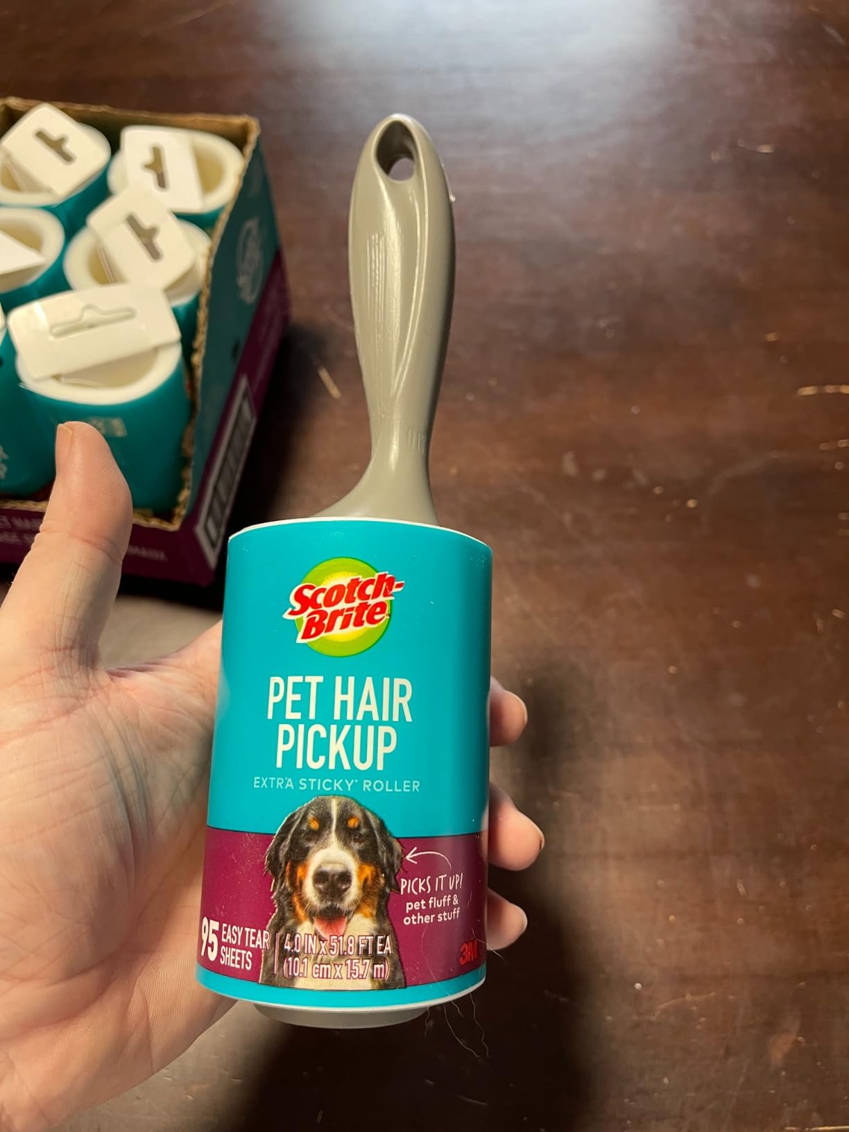 Scotch-Brite Pet Hair Extra Sticky Lint Roller, 95 Sheets Total,1 Pack customer photo 1