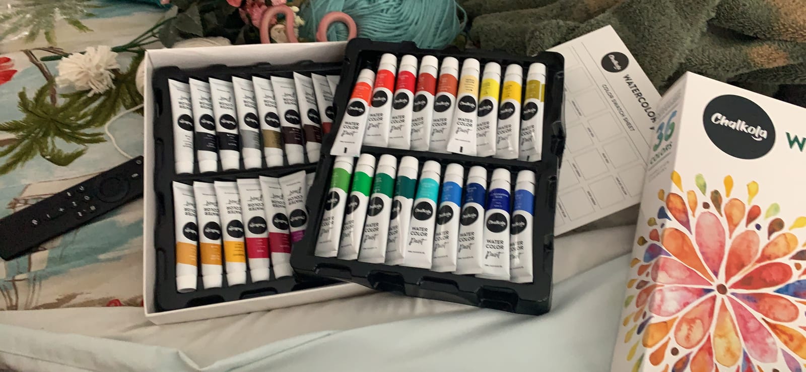 Chalkola 36 Watercolor Paint Set for Adults, Kids & Professional Artists customer photo 1