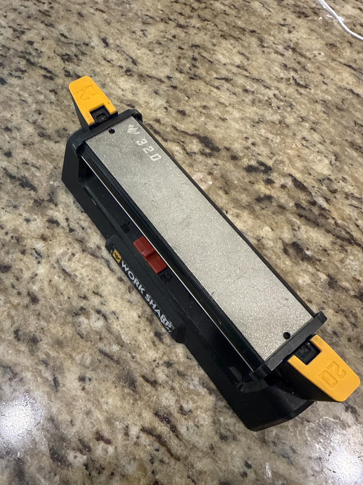 Work Sharp Benchstone Knife Sharpener, 3 sided for faster manual pocket or hunting knife sharpening customer photo 2