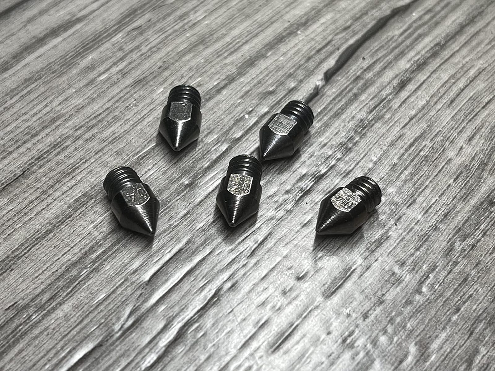 Mudder 5 Pcs Hardened Steel Nozzles 0.4mm Mk8 3D Printer Nozzles customer photo 1