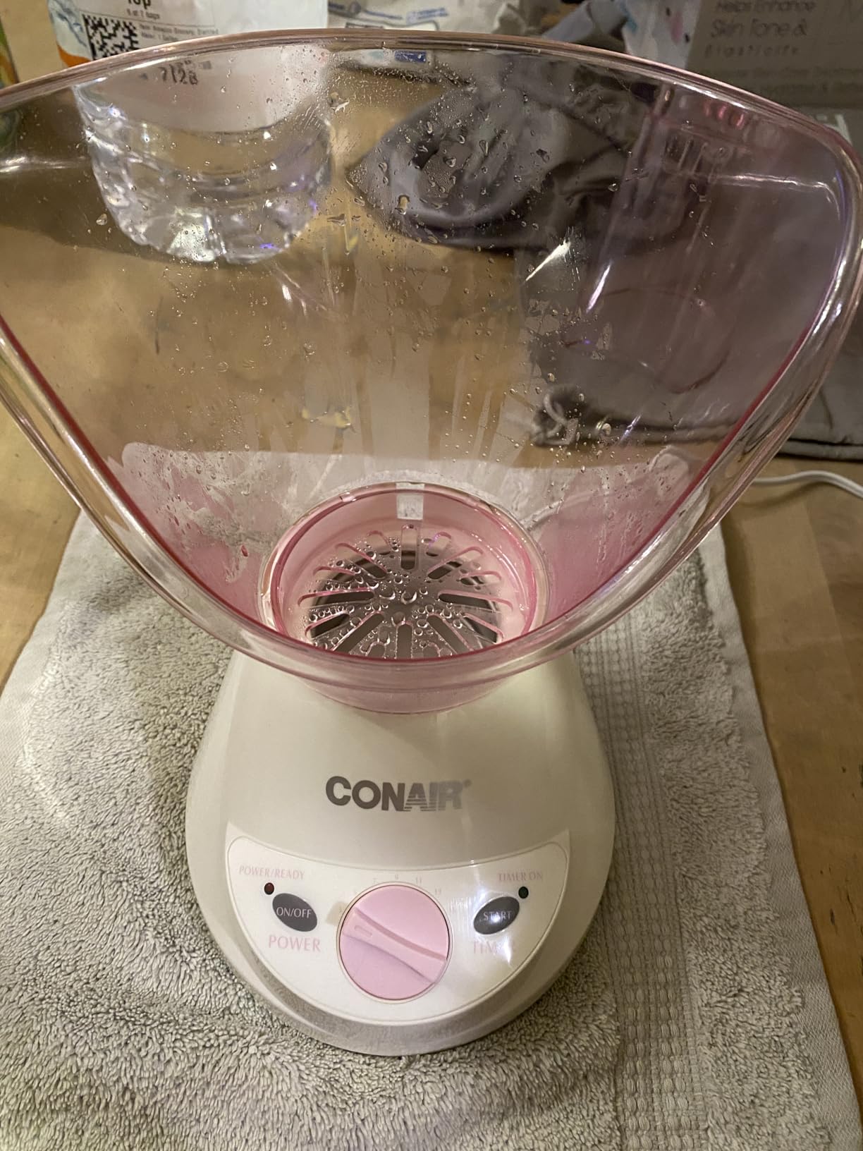 True Glow by Conair Gentle Mist Moisturizing Facial Steamer with Cleansing Brush customer photo 1