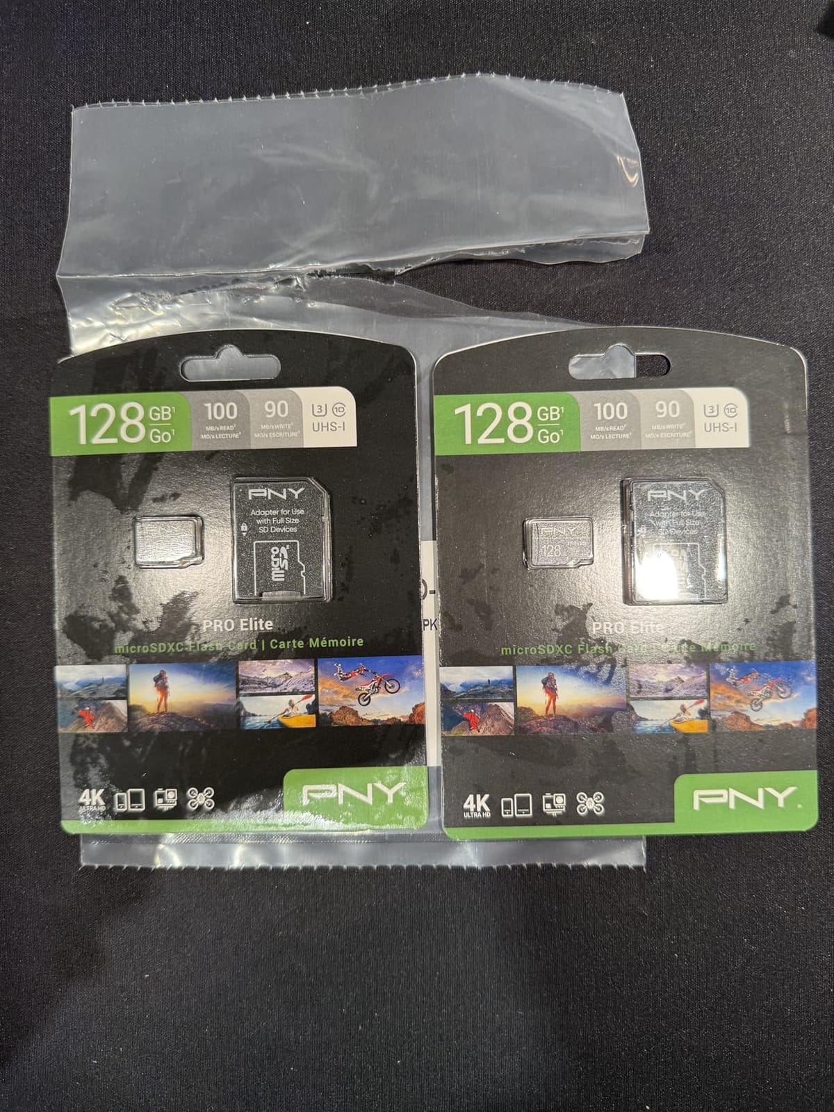 PNY 256GB PRO Elite C10 U3 V30 A2 microSDXC Flash Memory Card, 4K UHD customer photo 1