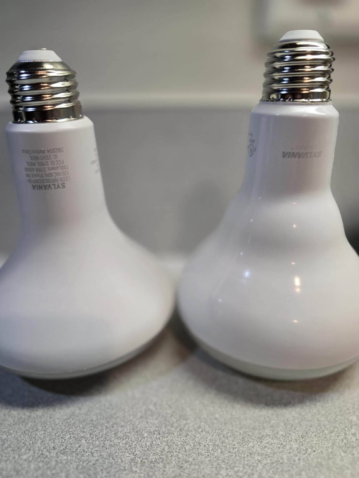 Sylvania WiFi LED Smart Light Bulb, 65W Equivalent Full Color and Tunable White BR30, Dimmable, Works with Alexa and Google Home Only - 4 Pack (75688) customer photo 1