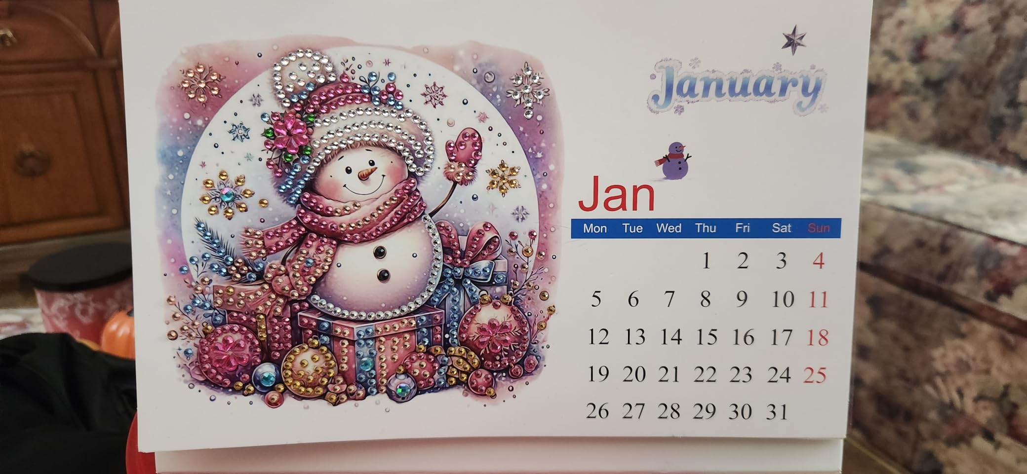 Desk Calendar 2026-2027, Monthly Desktop Calendar(Oct. 2026 - Dec. 2027) customer photo 1