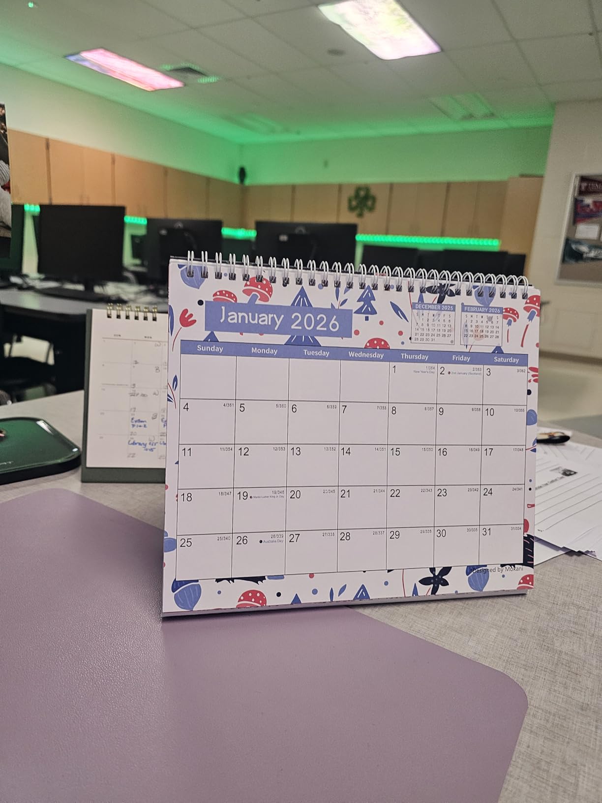 Desk Calendar 2026-2027, Monthly Desktop Calendar(Oct. 2026 - Dec. 2027) customer photo 2