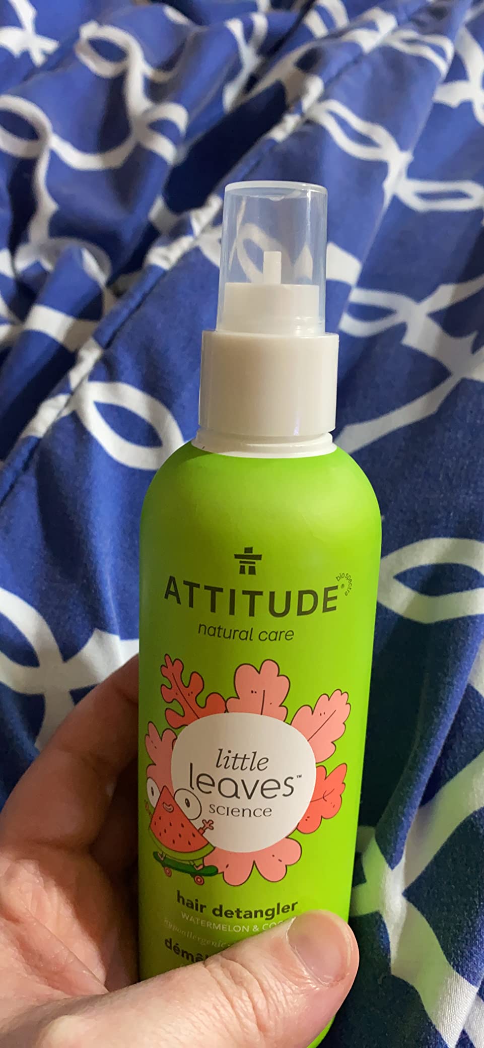 ATTITUDE Hair Detangler Spray for Kids, Watermelon & Coco, 8 Fl Oz customer photo 2