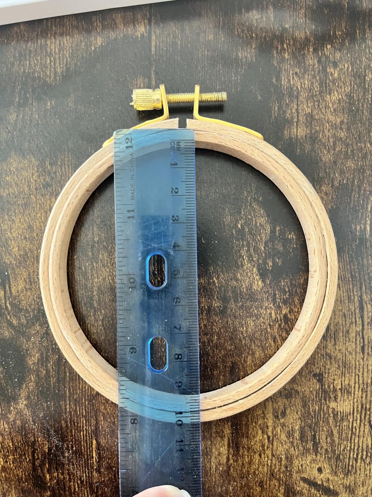 Sherbo 4-6 Inch Embroidery Hoops, Set of 3 Beech Wood Cross Stitch Hoops customer photo 2