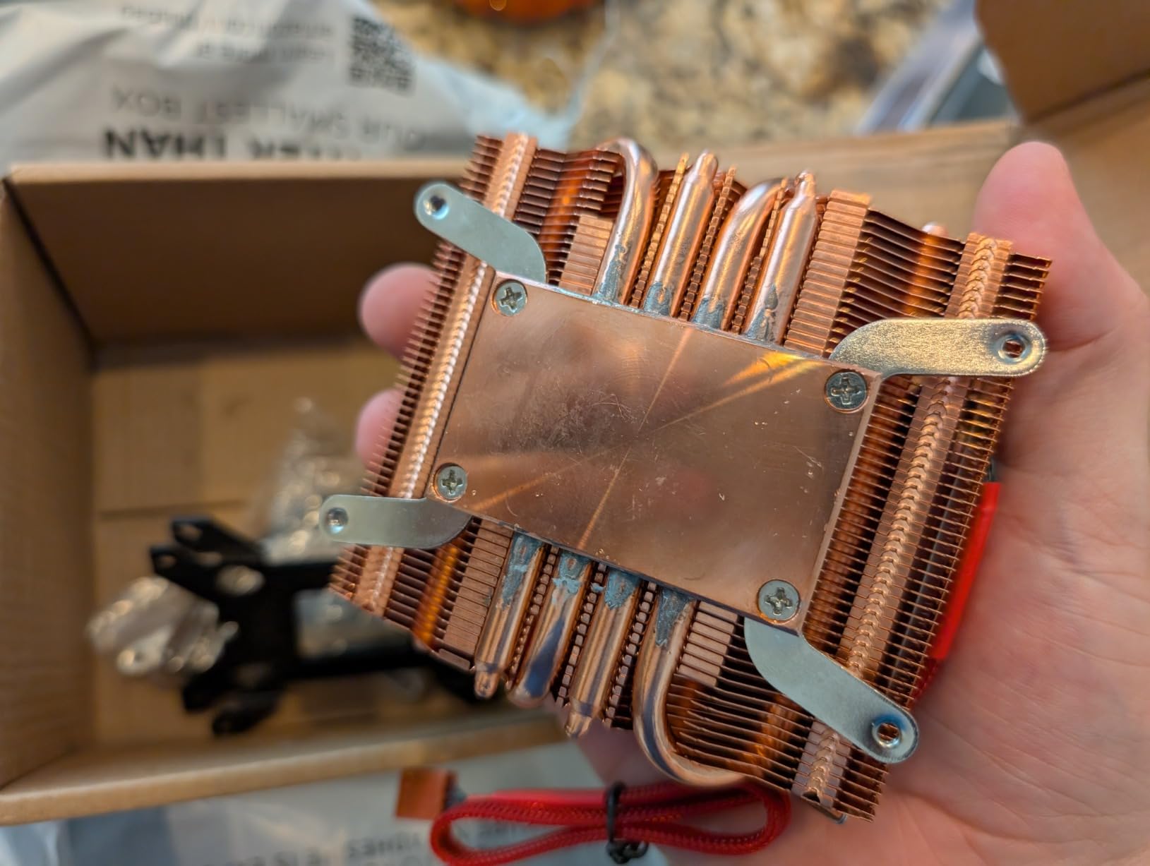 Thermalright AXP90-X47 Full Cooper Low Profile CPU Cooler, with 92mm TL-9015R Slim PWM Fan ITX CPU Cooler, AGHP Technology, 47mm Height,for AMD AM4 AM5/Intel 1700/1150/1151/1200/1851(AXP90 X47 Full) customer photo 2