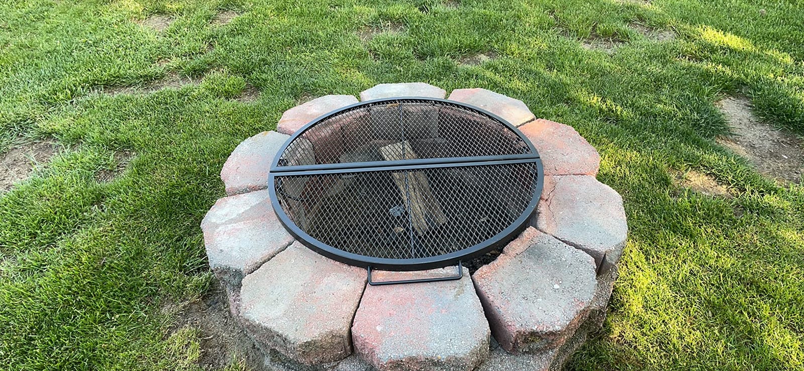 36 Inch X-Marks Fire Pit Grate, Folding Campfire Grill Grate customer photo 2