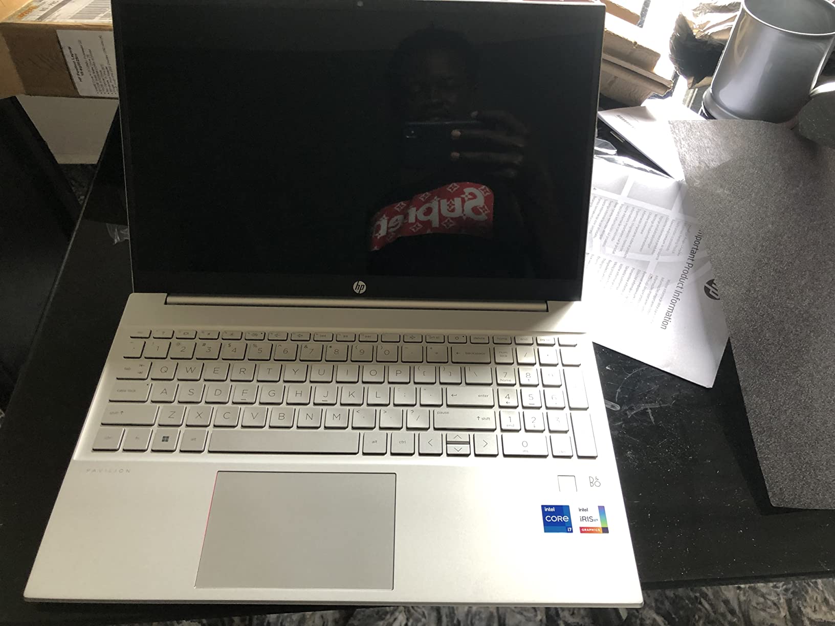HP Pavilion 15 Laptop, 12th Generation Intel Core i7-1255U Processor, 16 GB RAM, 512 GB SSD, 15.6