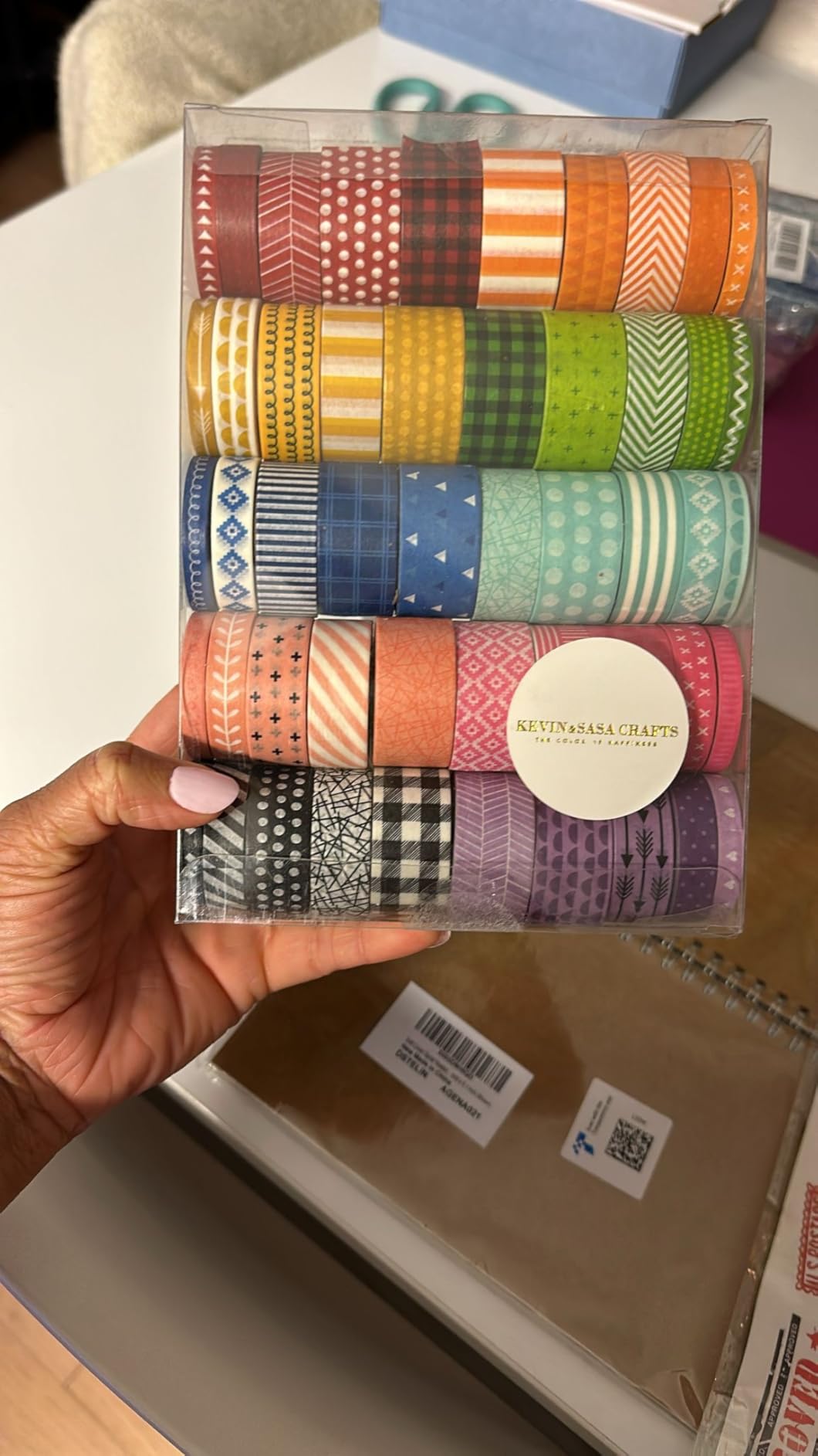 KEVIN&SASA CRAFTS 50 Rolls Washi Tape Set customer photo 1
