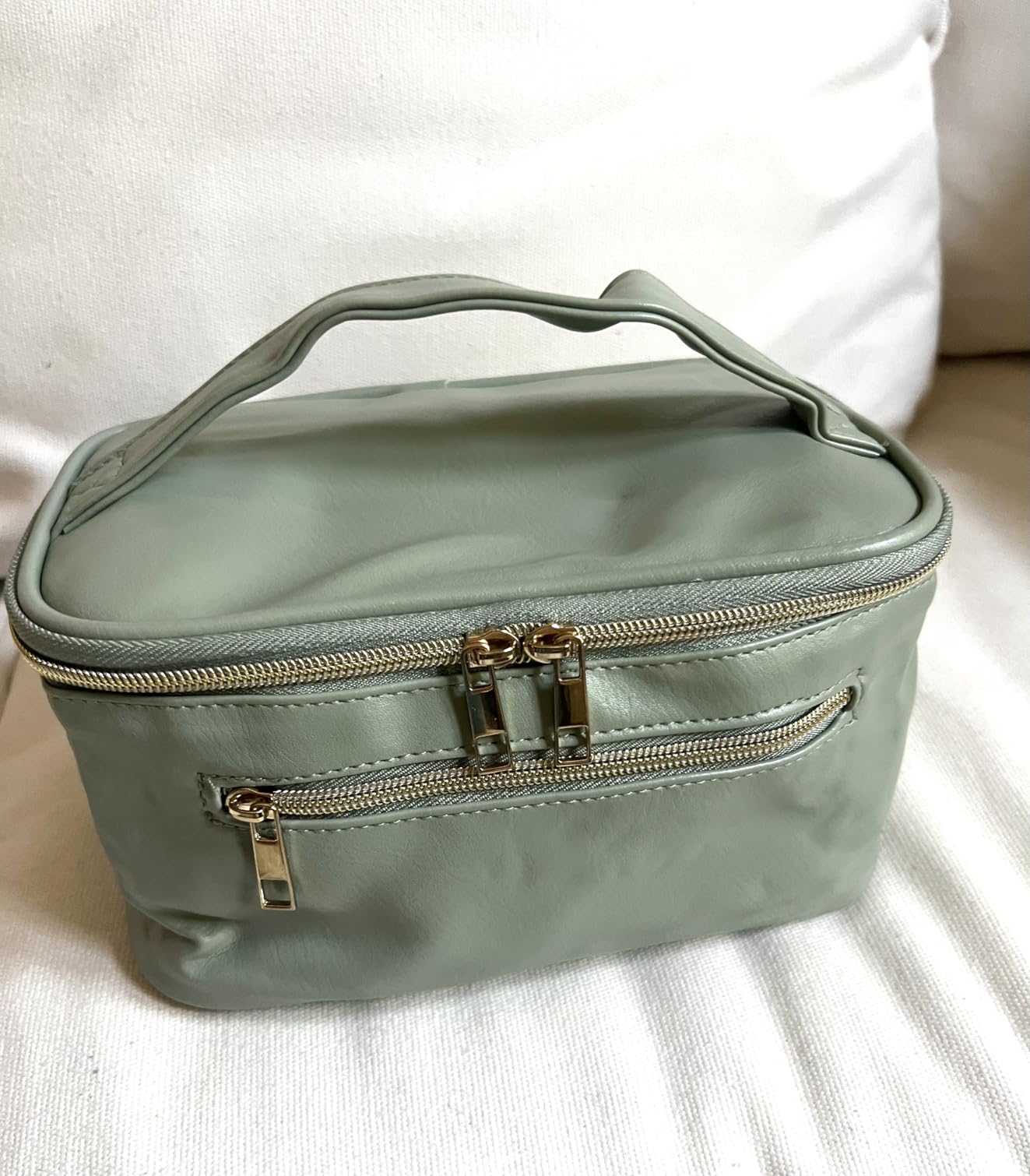 Wandering Nature Makeup Bag, Women Travel Make Up Vanity Case with Handle customer photo 2