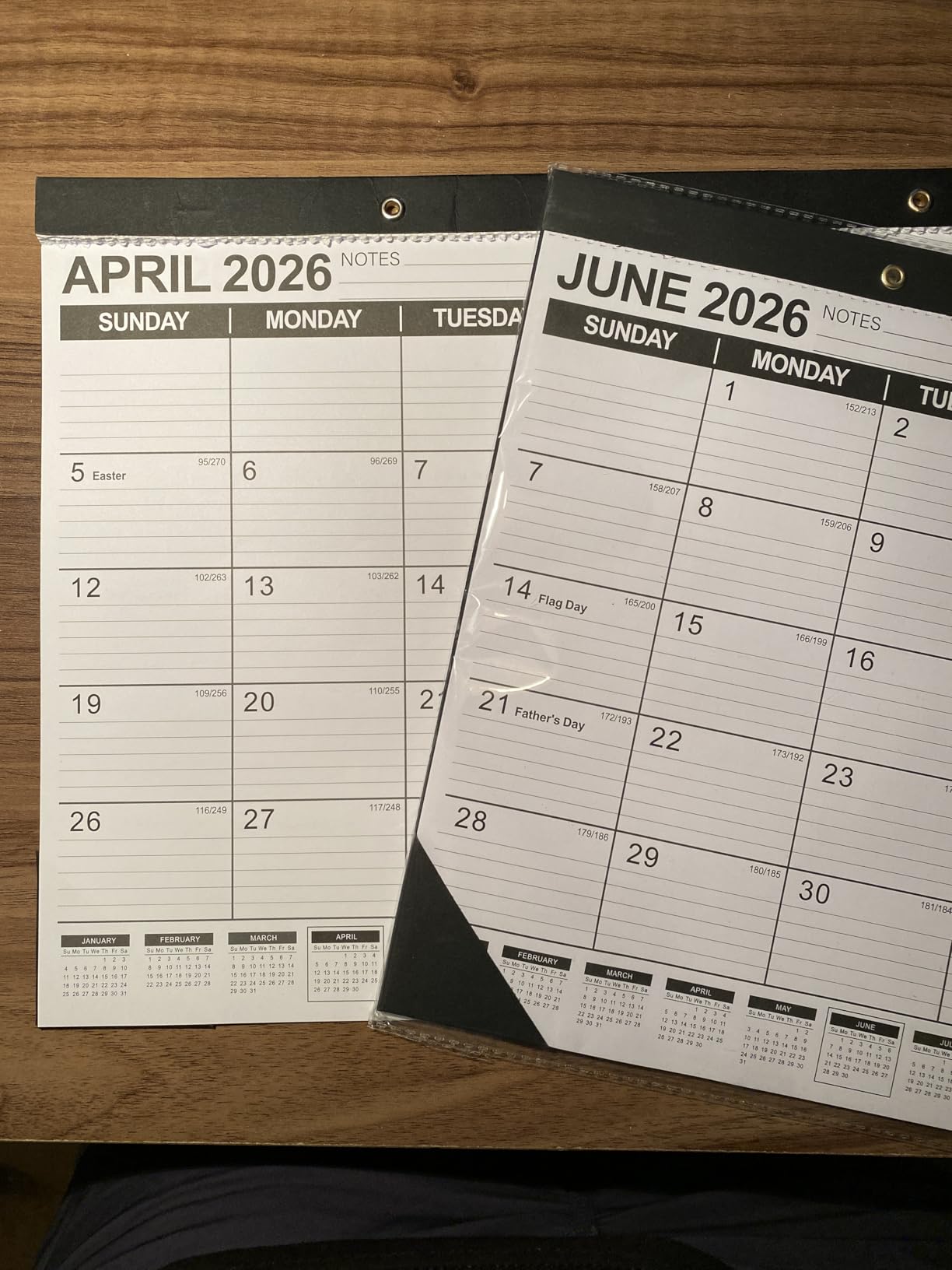 GuassLee Desk Calendar 2027, 18 Month Academic Calendar Jan 2027, 17