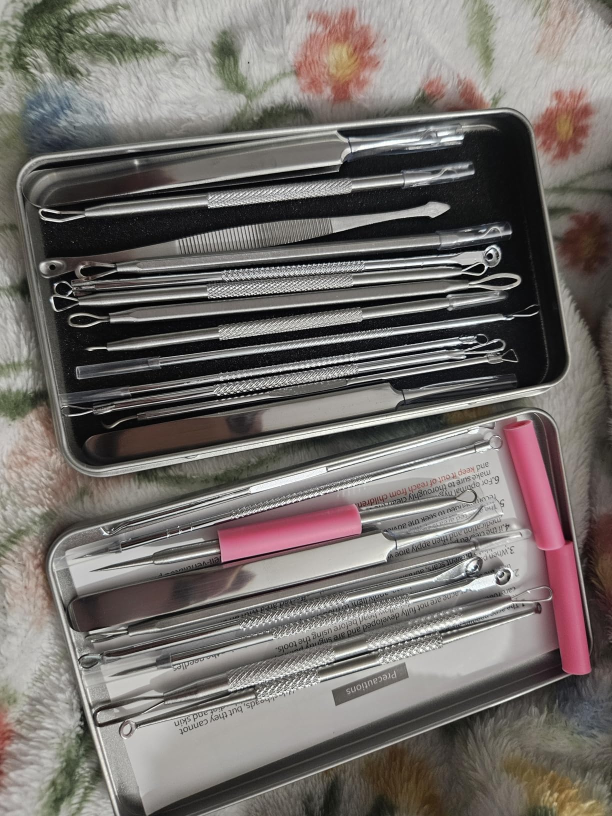 Pimple Popper Tool, Blackhead Remover Acne and Zit Comedone Extractor Kit customer photo 1