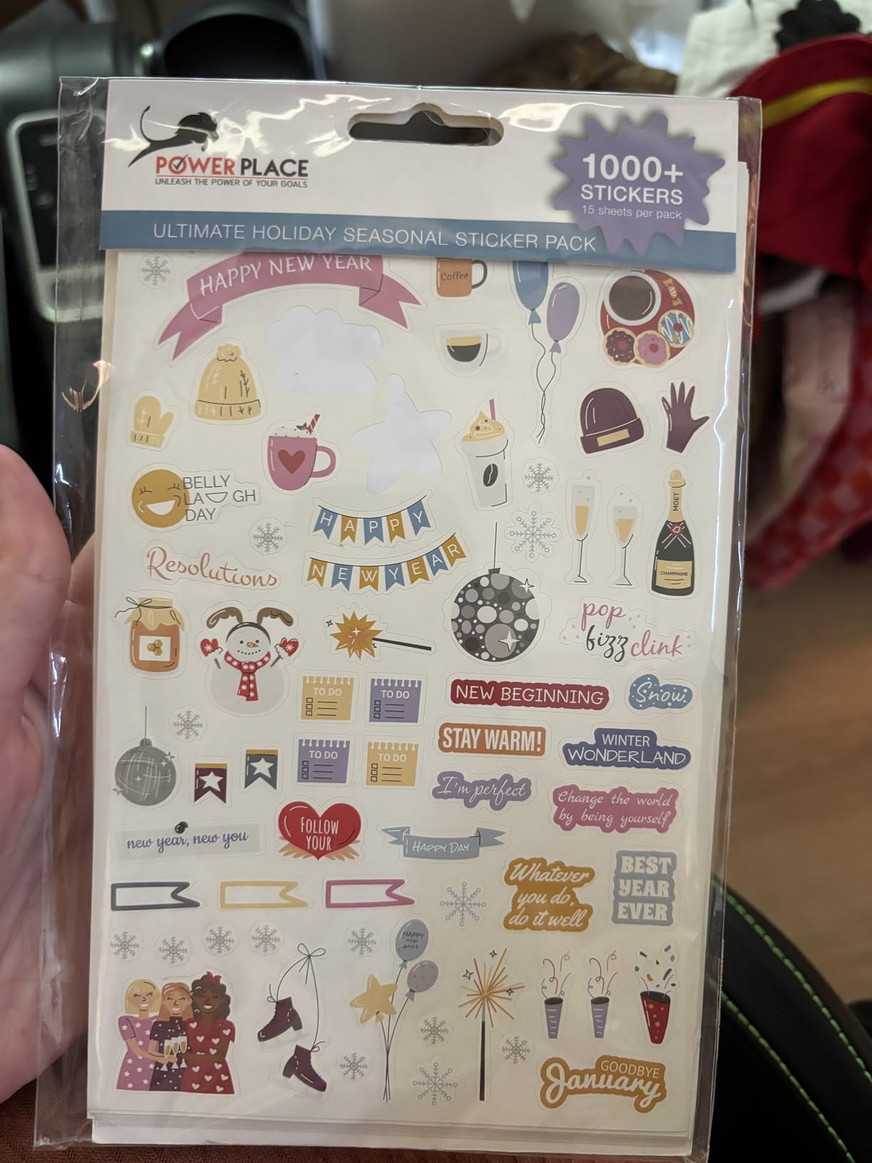 Planner Stickers - Productivity Stickers Set for Adults, Children, Teachers and Students| Perfect for Work and Personal Calendar customer photo 1