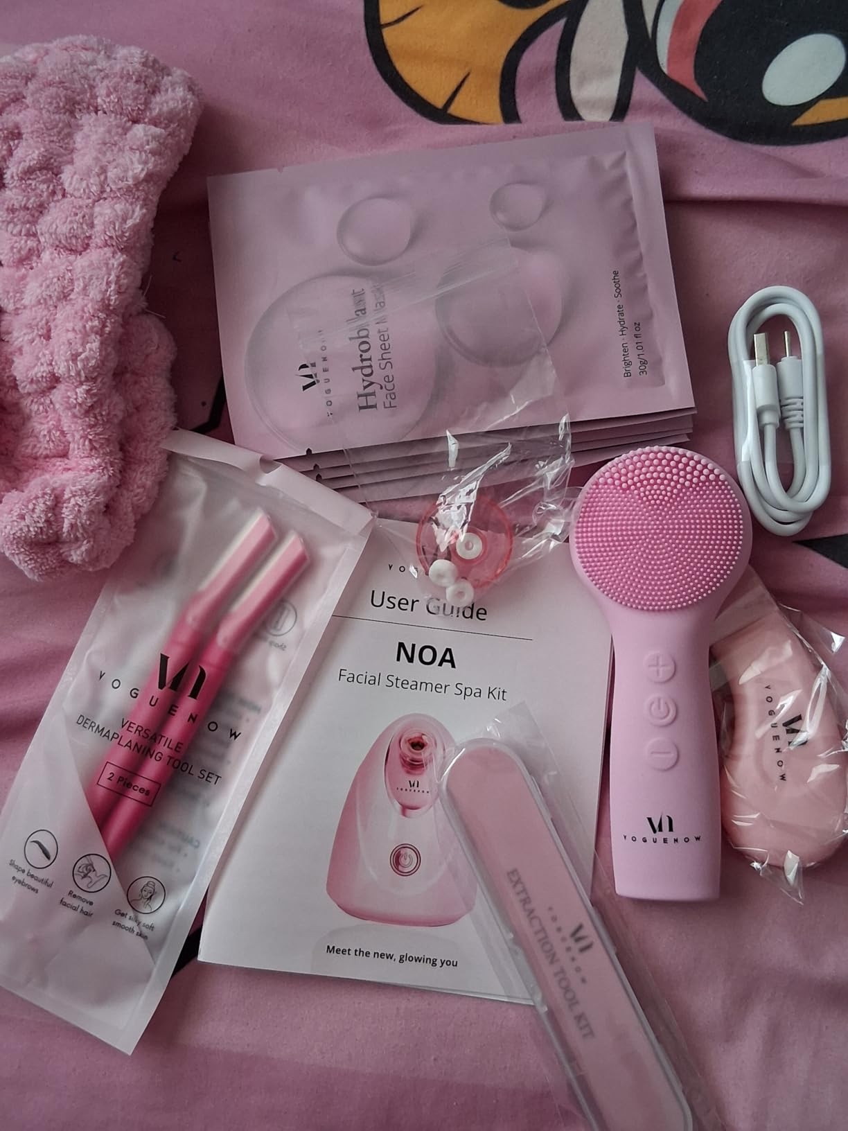 Facial Steamer Spa Kit with 17 Spa Tools for Complete At-Home Facial customer photo 1