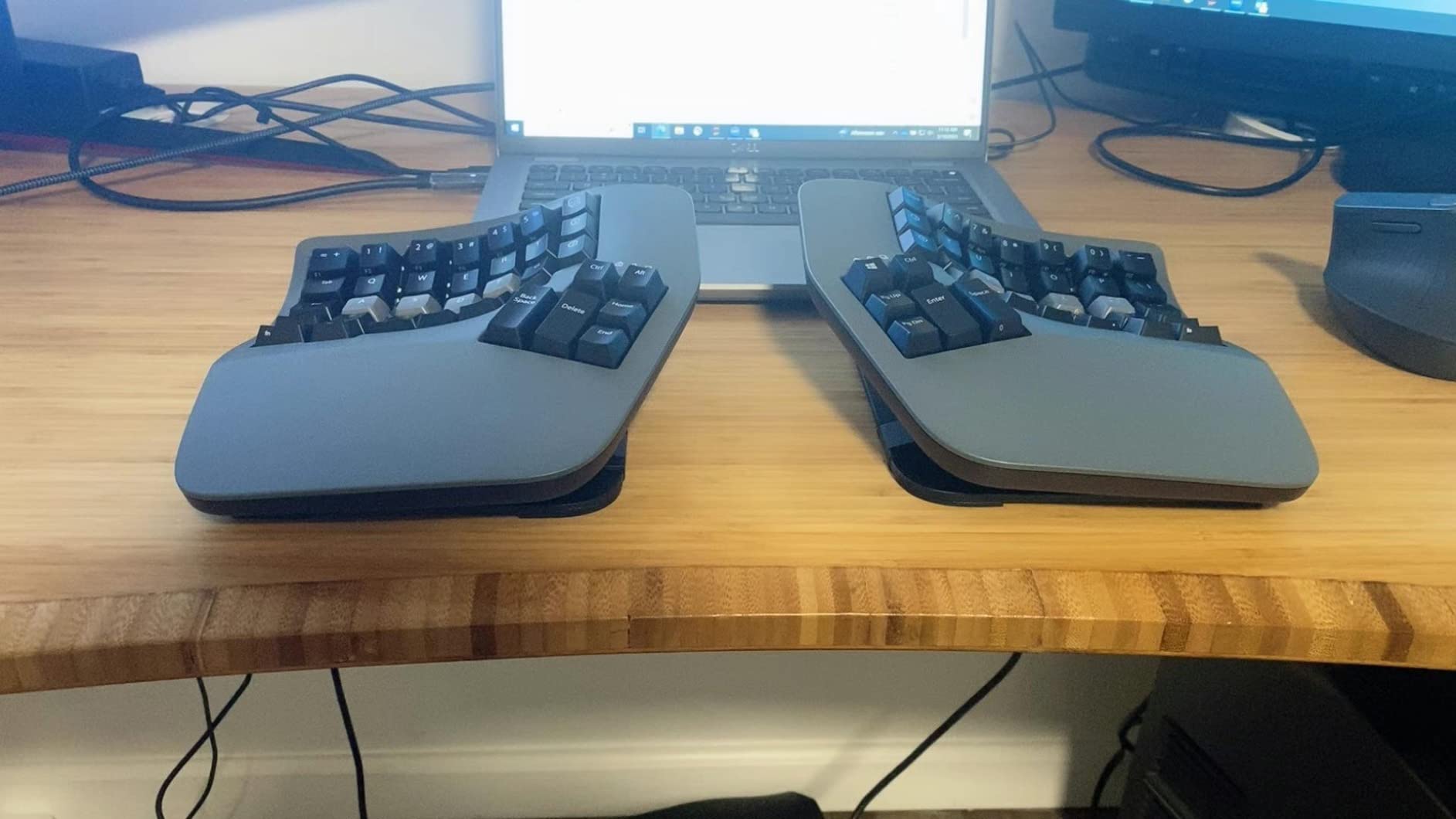 Kinesis Advantage360 Professional Split Ergonomic Keyboard - Bluetooth | Mechanical Switches | Fully Programmable Open Source | Contoured Shape | Adjustable Tenting | Backlit customer photo 1