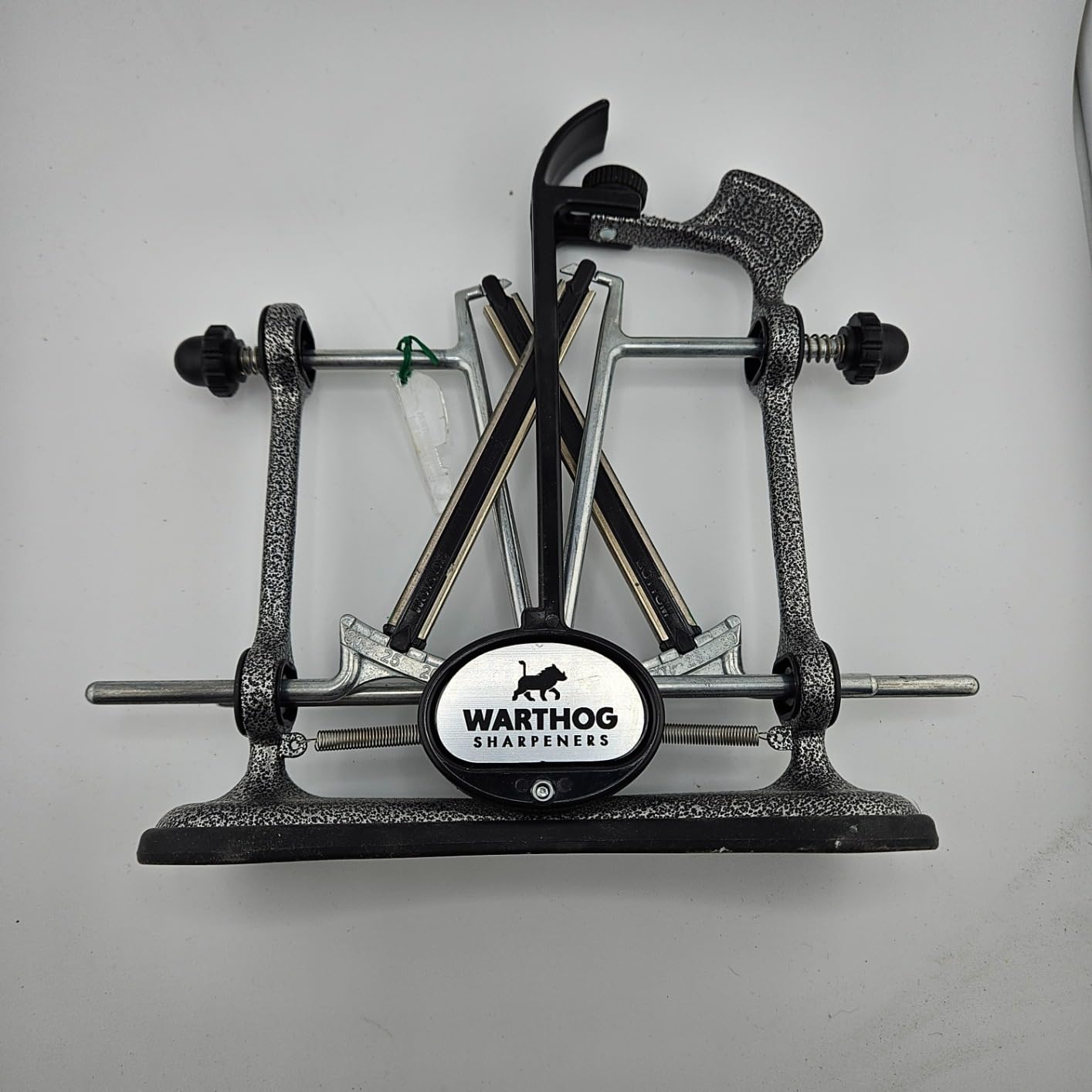 Warthog V-Sharp A4 Knife Sharpener, Diamond Rods, Metal Frame, GM Grey customer photo 1
