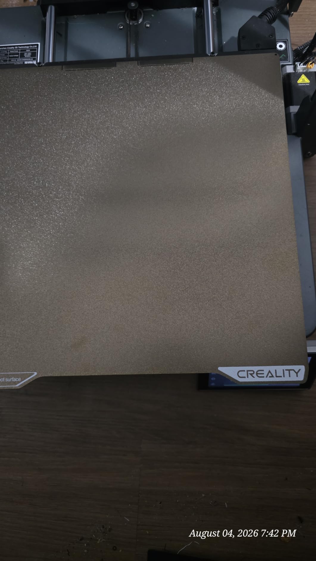 Creality Ender 3 Max Neo Bed Upgrade, PEI Sheet 310 x 320mm Removable Magnetic Flexible Texture Surface Heated Bed Plate Build Surface for CR-10S PRO/CR-10 V2/ CR-10 V3/ CR-X/CR-X Pro/Ender-3 Max customer photo 2