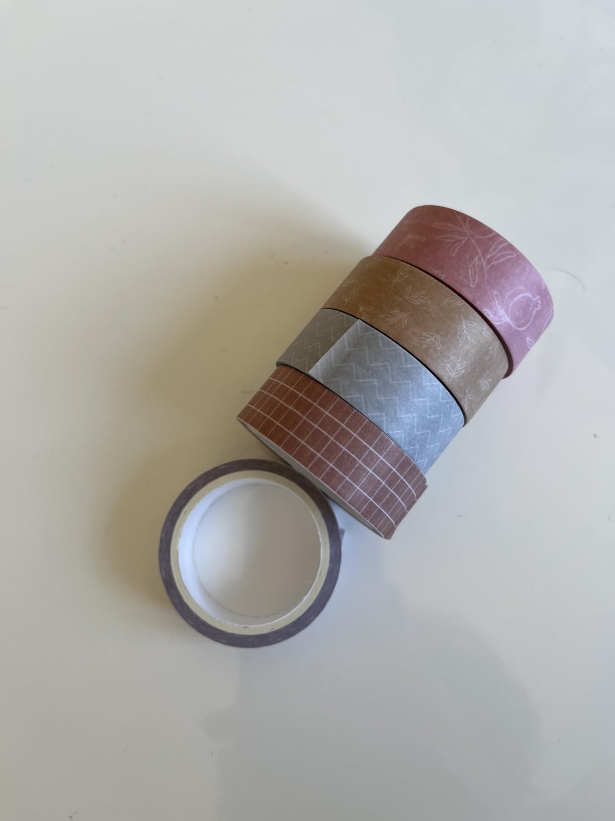 DIVERSEBEE Pastel Washi Tape Set, 5 Rolls Decorative Scrapbook Tape, Cute Craft Tape, Scrapbooking Bullet Journal Supplies, Bible Journaling, Planner Accessories, Gift Wrap Tape (Forest) customer photo 1