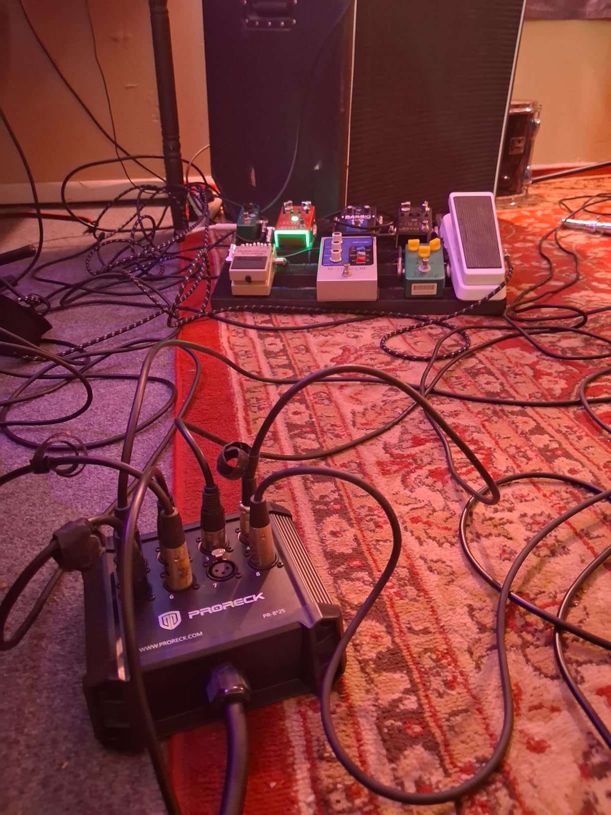 PRORECK 8-Channel Low Profile XLR Send Circuit Board Snake Cables, XLR Splitter Cable for Live, Recording, Stage, Studio, 25 Feet Long customer photo 2