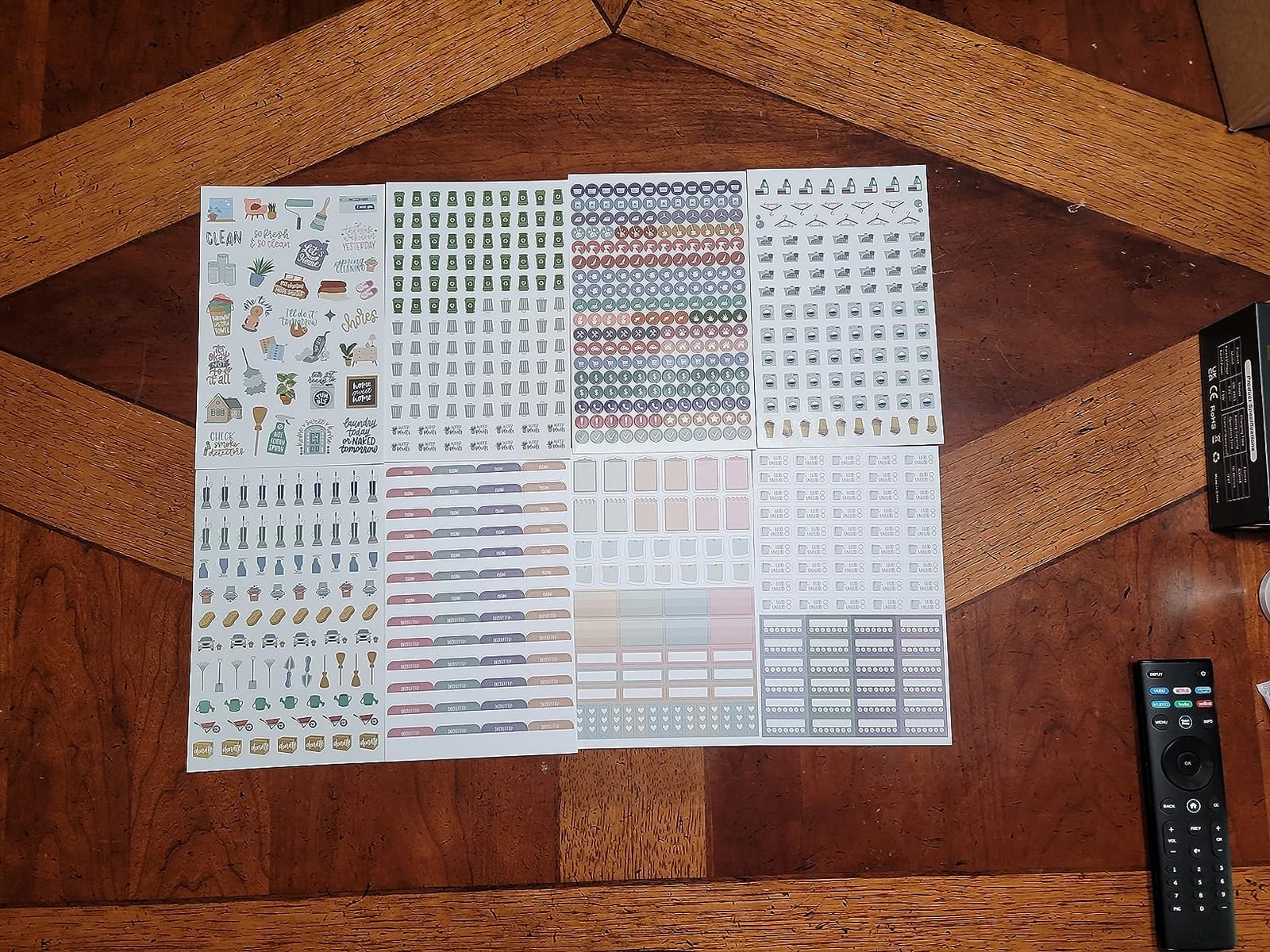 bloom daily planners Household Chores Planner Stickers -Essential Variety Pack for Home Productivity - to-Dos, Errands, Tasks - 8 Sheets / 736 Stickers - Icons & Quotes customer photo 1