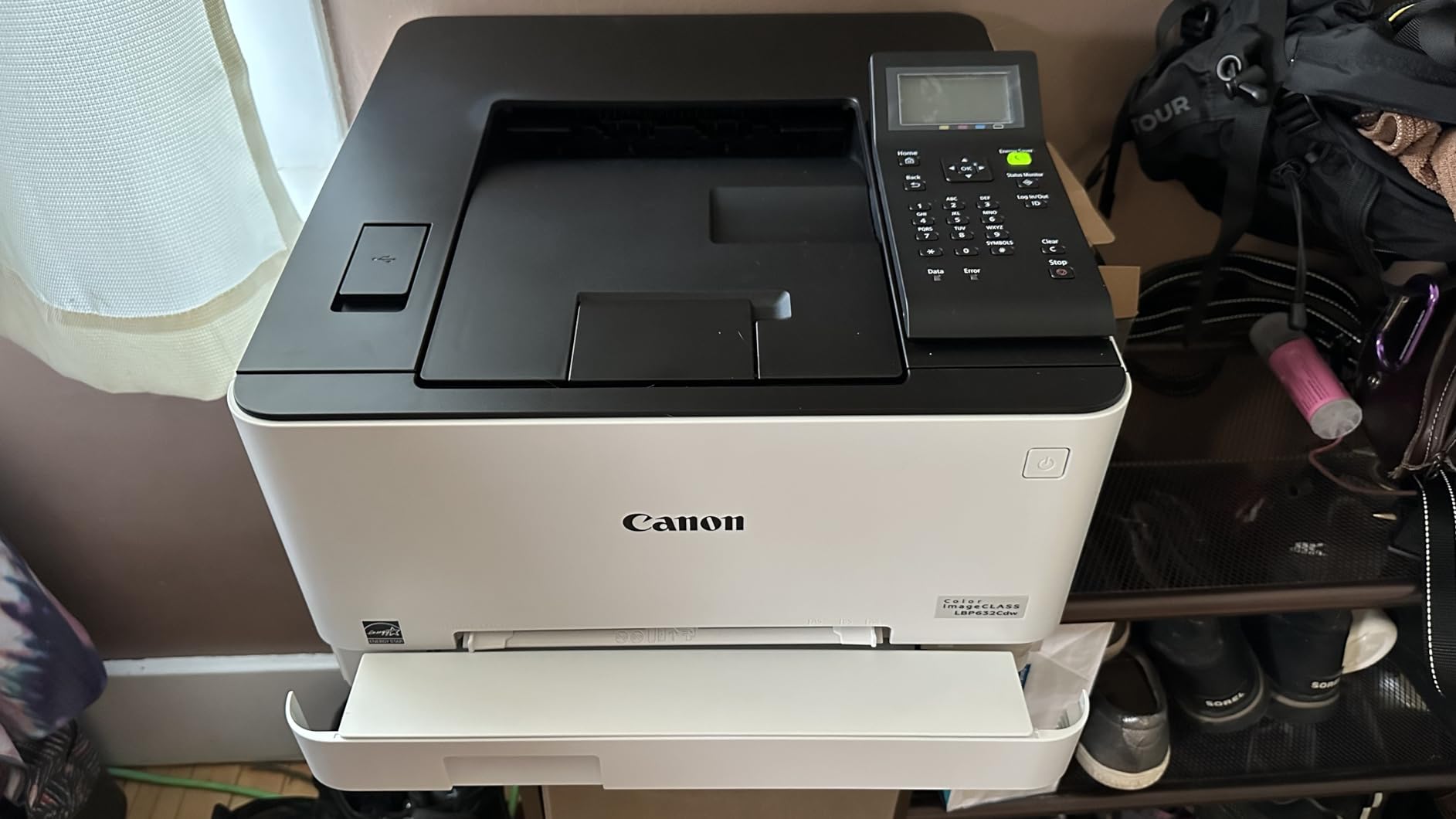Canon imageCLASS LBP632Cdw - Wireless Duplex Color Laser Printer, Single Function, Home Office, Mobile Ready, 22 PPM Color, White customer photo 2