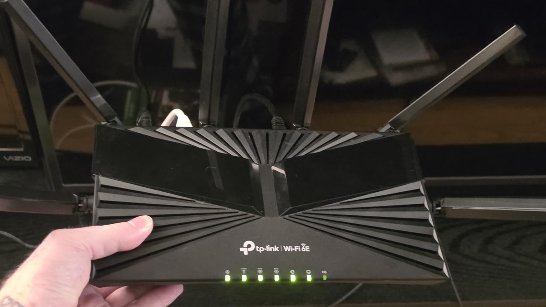 TP-Link AXE5400 Tri-Band WiFi 6E Router (Archer AXE75)- Gigabit Wireless Internet Router, ax Router for Gaming, VPN Router, OneMesh, WPA3 (Renewed) customer photo 1