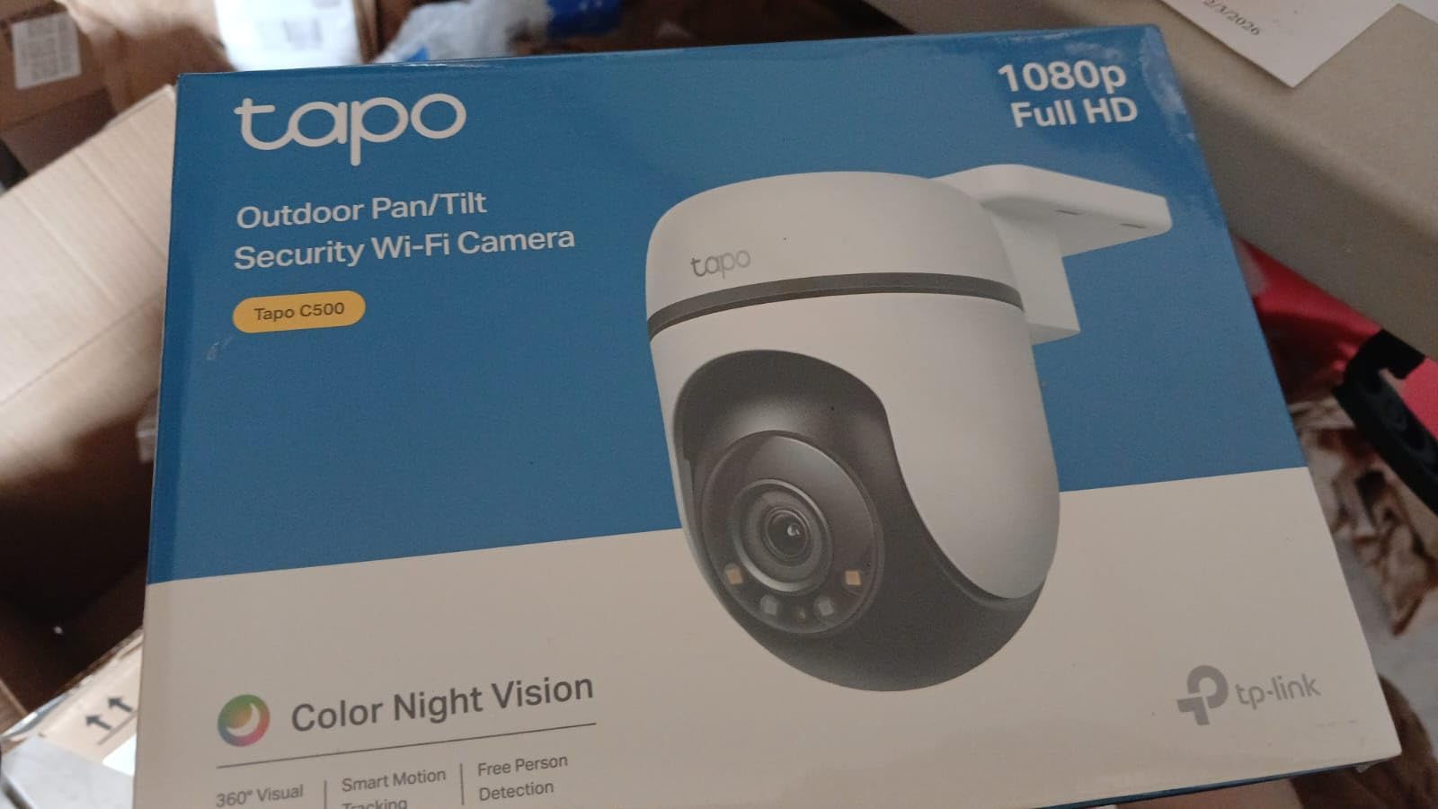 TP-Link Tapo 1080P Outdoor Wired Pan/Tilt Security Camera, C500 customer photo 1