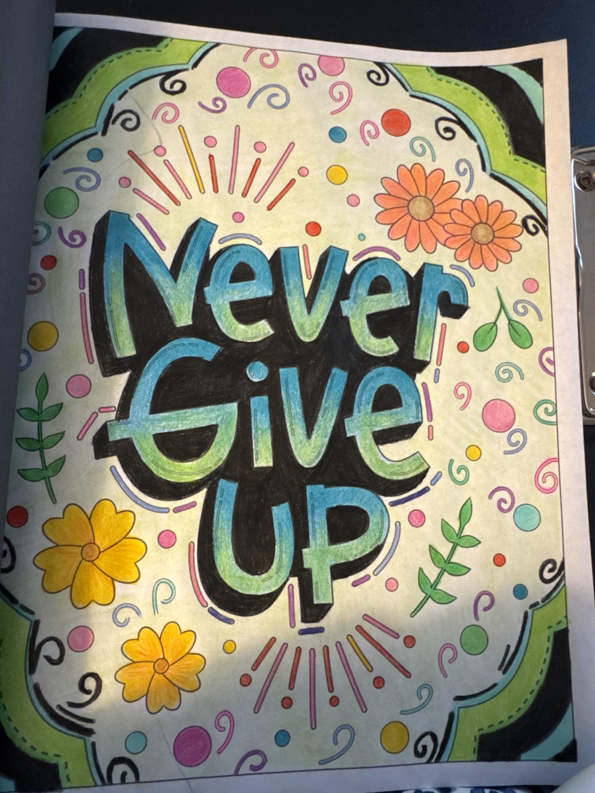 You're Awesome: Coloring Book Of Inspirational Quotes To Boost Your Mood and Confidence For Women, Teens & Adults customer photo 2