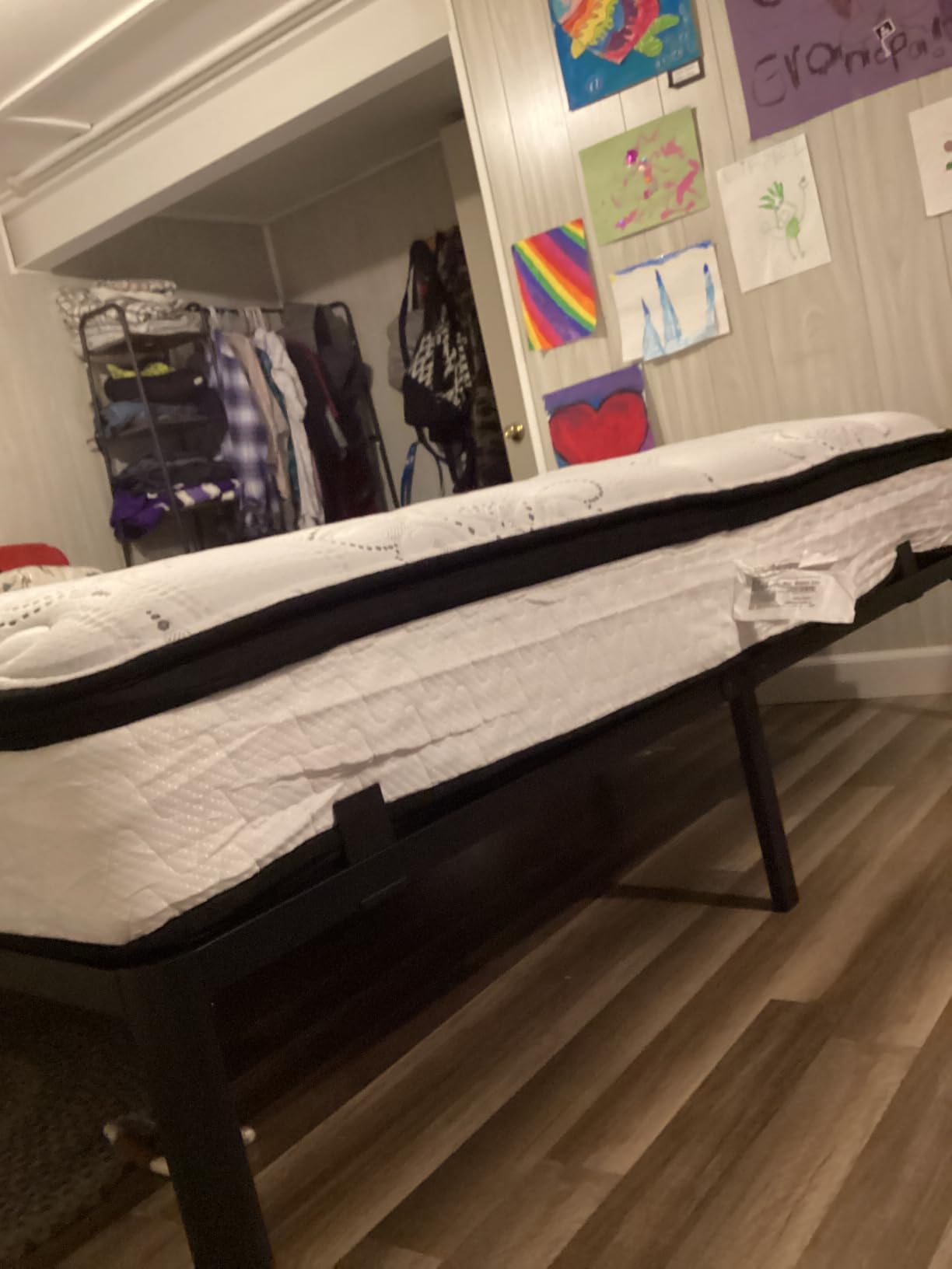 ROIL 14 Inch Queen Bed Frame with Rounded Corner & 4 Mattress Baffles customer photo 2
