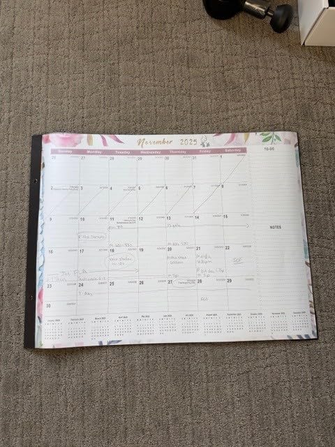 Large Desk Calendar 2026-2027,Jul 2026-Dec 2027,Gannyfer 18-Month Calendar customer photo 1