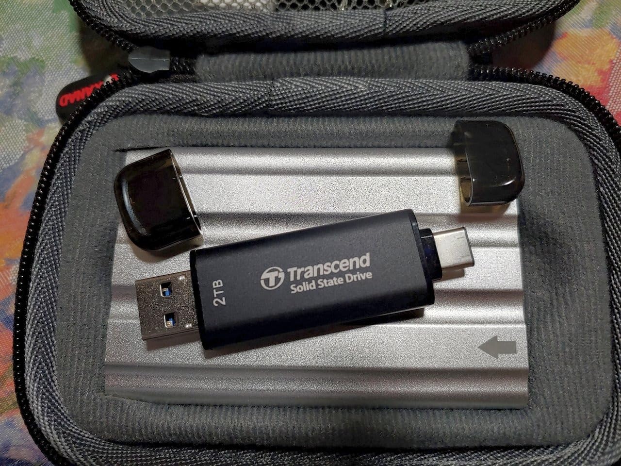 Transcend 256GB ESD310 Dual Portable SSD 1050MB/s USB-A+C, Thumb Drive customer photo 2