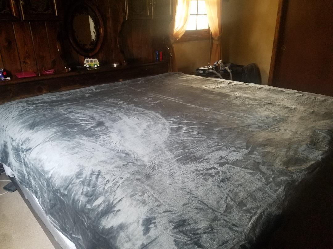 Sunbeam Royal Luxe Microplush Reverse Sherpa Heated Electric Blanket Queen Size, 90