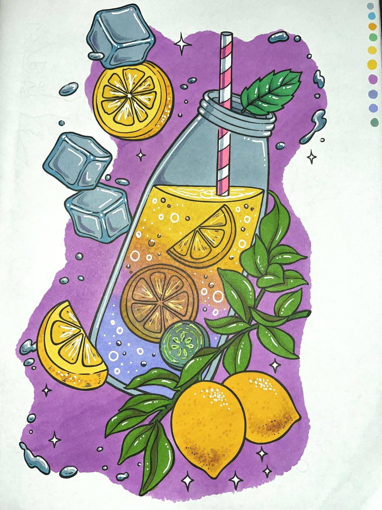 Stress Relief: Adult Coloring Book with Animals, Landscape, Flowers, Patterns, Mushroom And Many More For Relaxation customer photo 2