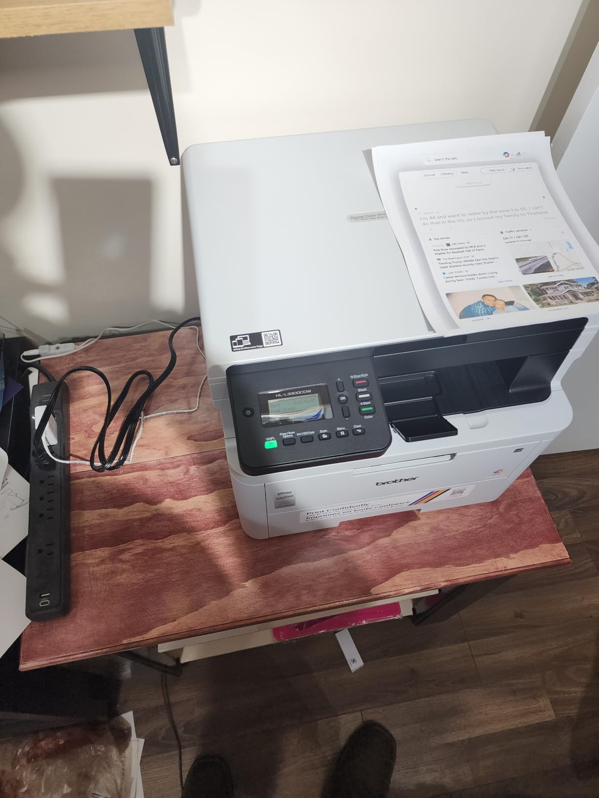 Brother HL-L3300CDW Wireless Digital Color Multi-Function Printer with Laser Quality Output, Copy & Scan, Duplex, Mobile | Includes 2 Month Refresh Subscription Trial ¹, Works with Alexa customer photo 1