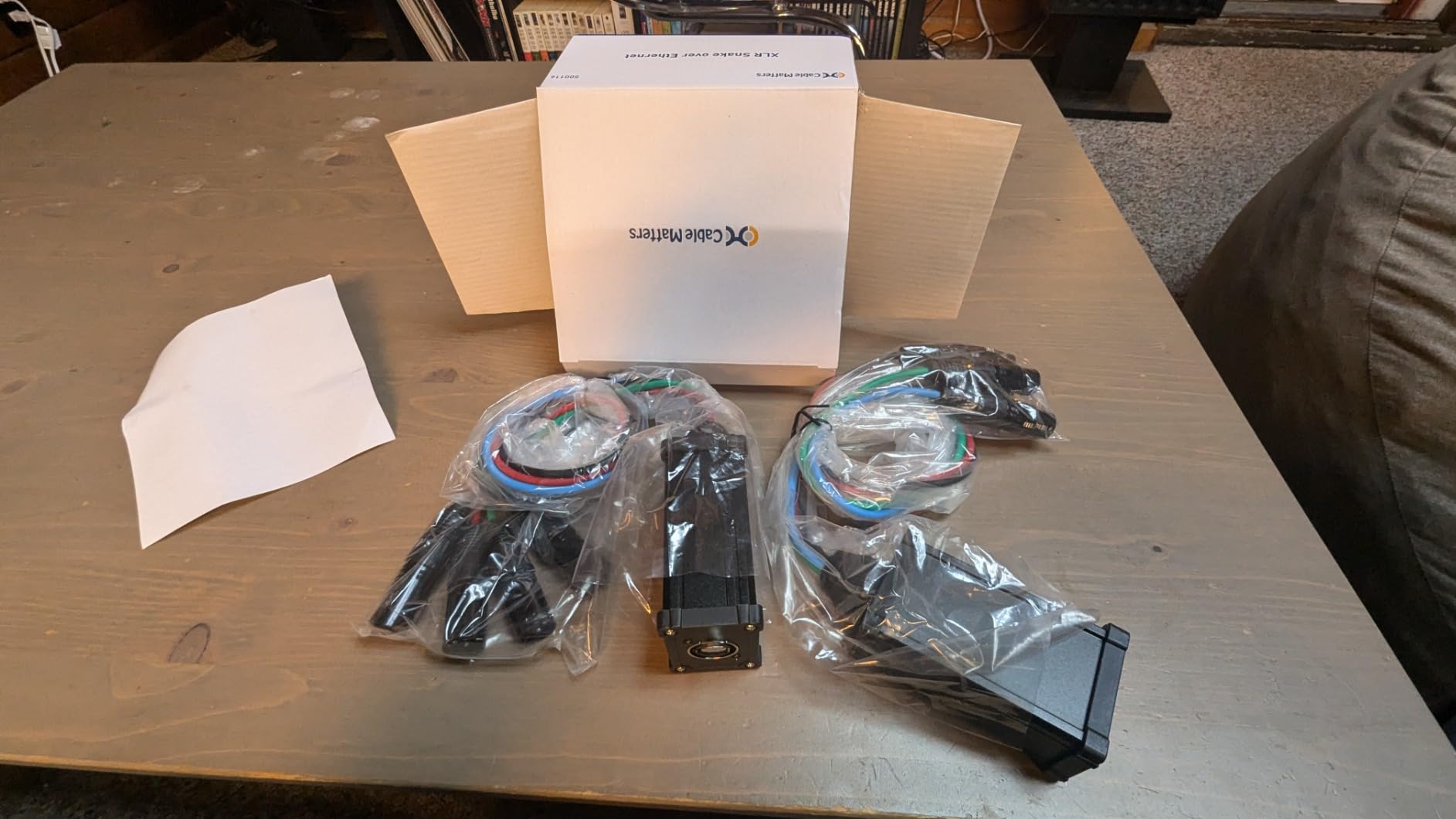 Cable Matters XLR Audio Over Ethernet Snake, 4-Channel Pigtail Kit customer photo 2