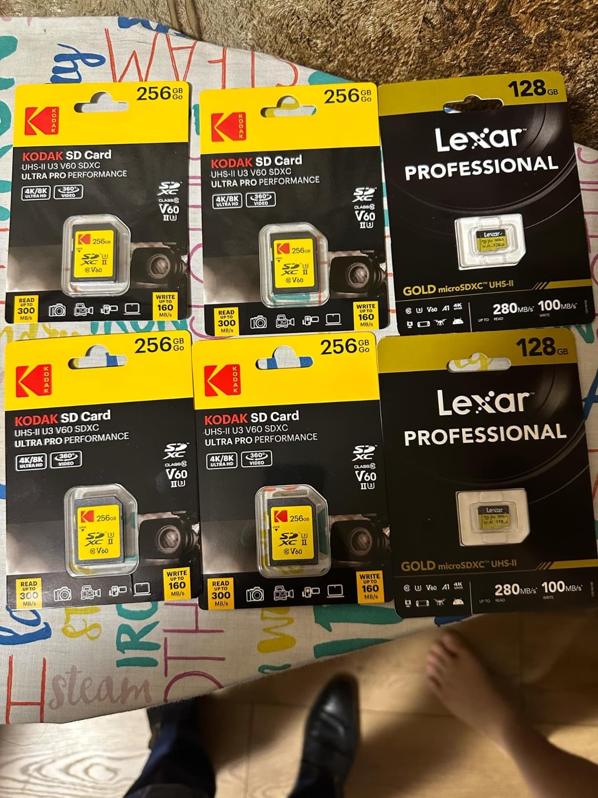 Lexar 256GB Gold Micro SD Card, 280MB/s Read, 4K, V60, UHS-II, A1 customer photo 1